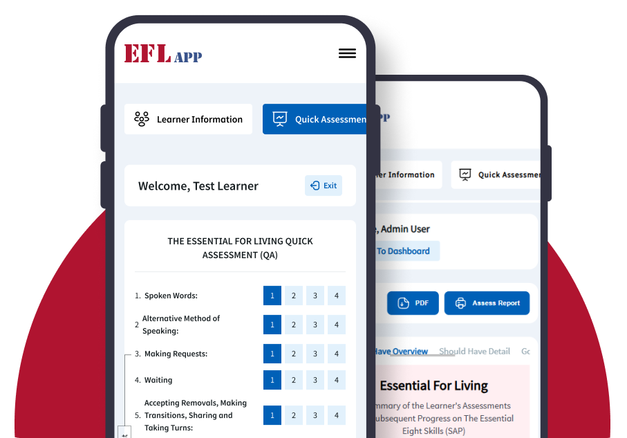 EFL Quick Assessment on mobile devices